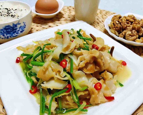 蔥爆海螺片的步驟 蔥爆海螺片的步驟